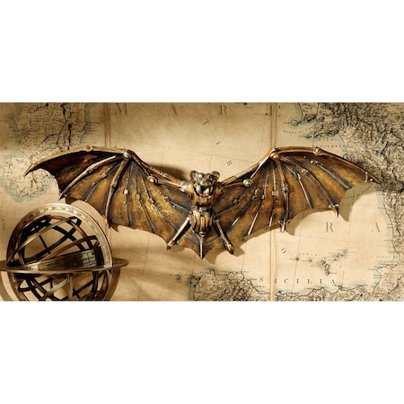 DESIGN TOSCANO Cyber Bat Steampunk Wall Sculpture CL6473